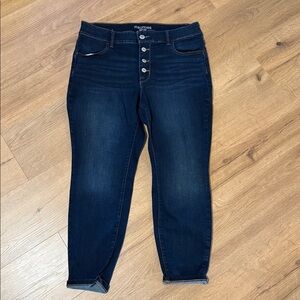 Maurices Indigo Button-Fly Jeans